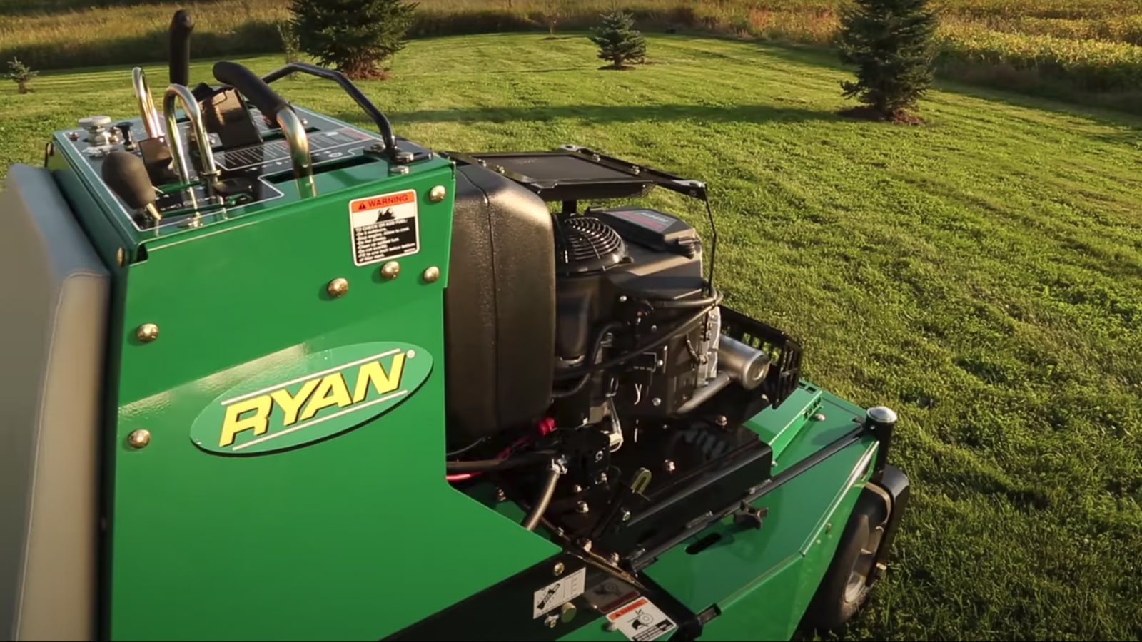 close-up photo of Ryan Lawnaire ZTS Stand-On Aerator